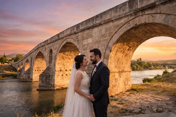 Osmancık Kandiber Bridge wedding photography Osmancık Kandiber Bridge wedding photography Çorum