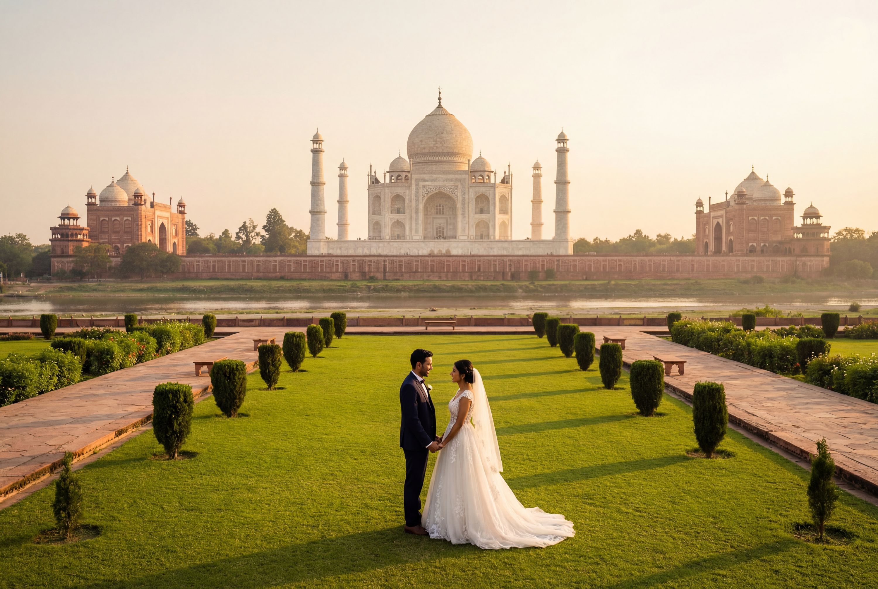 Mehtab Bagh wedding photography Agra 