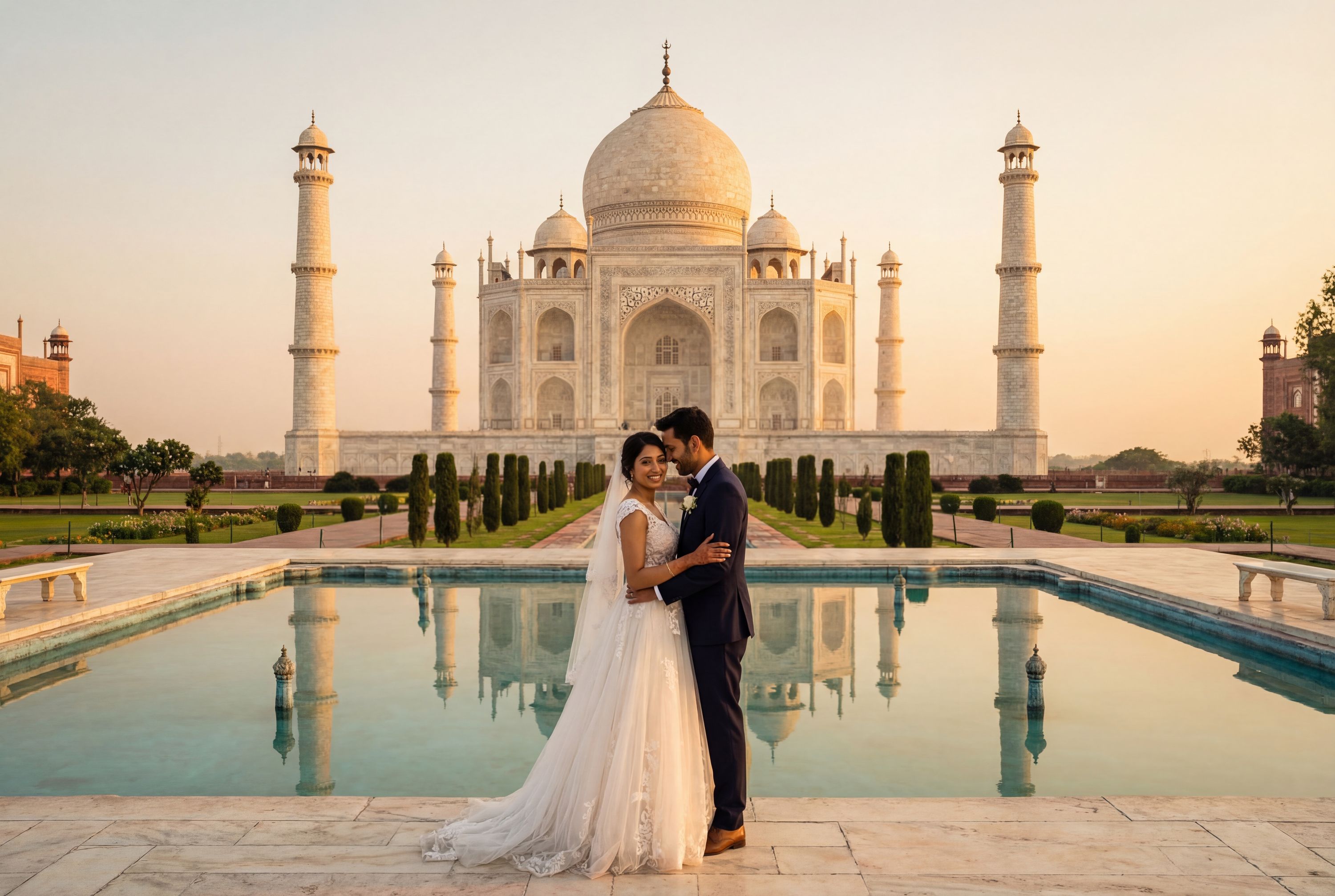 Taj Mahal wedding photography Agra 