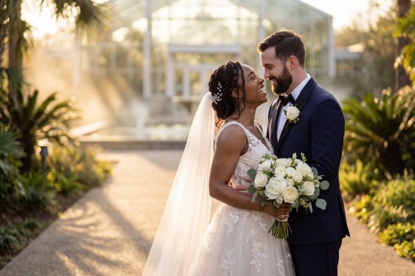 Wedding photography Houston - Houston Botanic Garden