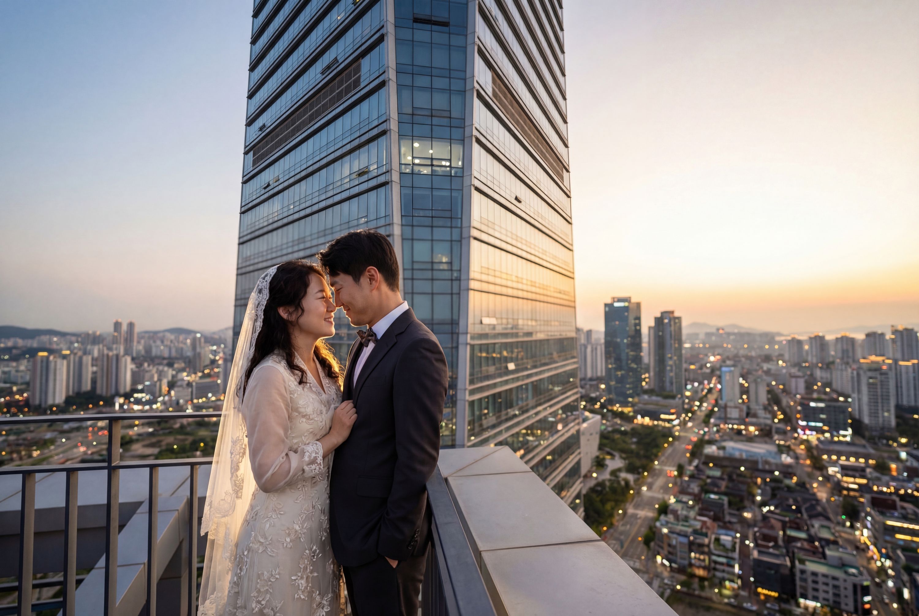 Wedding photography Incheon - G-Tower Observatory