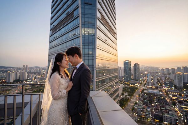 Wedding photography Incheon - G-Tower Observatory