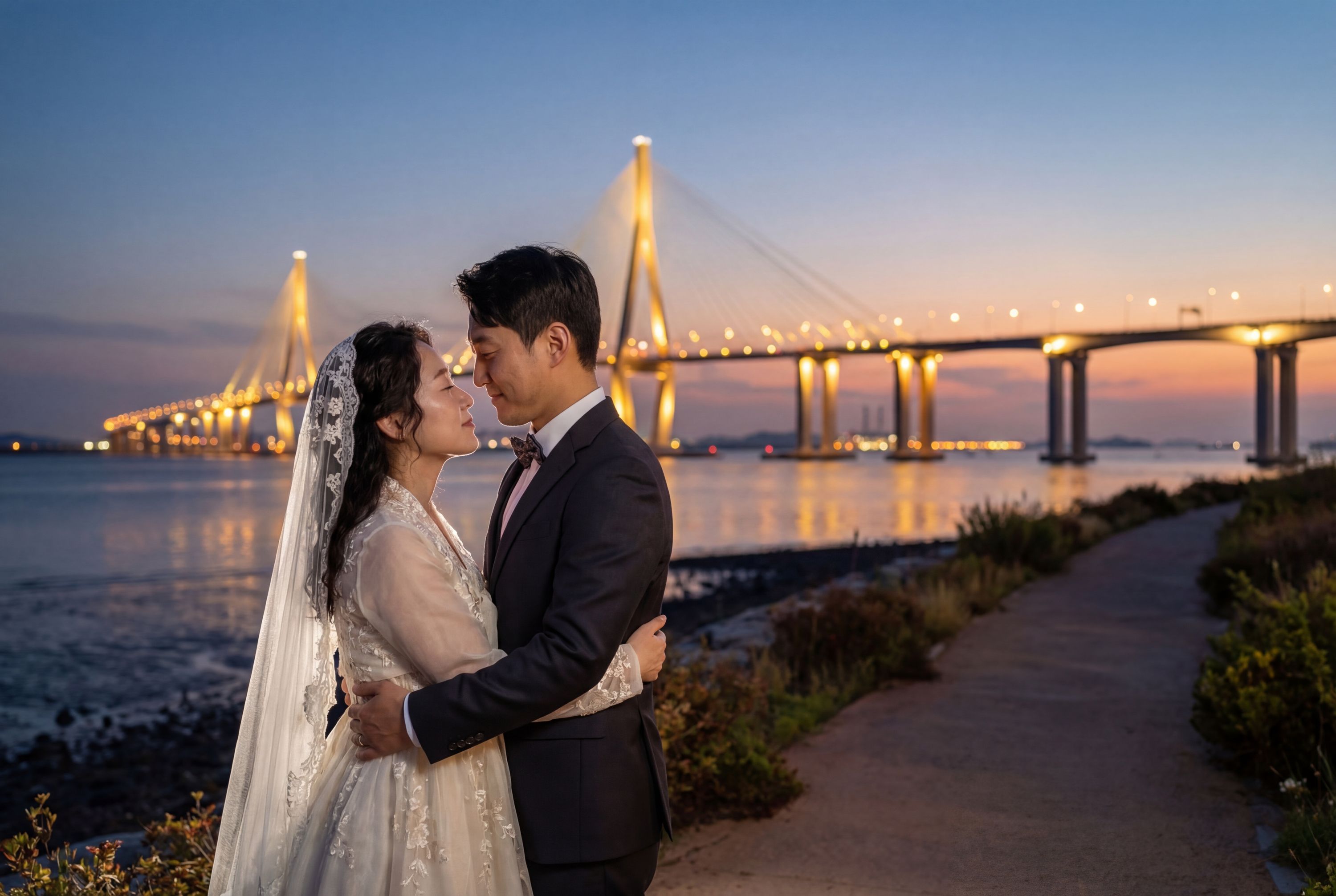 Wedding photography Incheon - Incheon Bridge