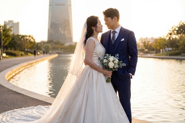 Wedding photography Incheon - Songdo Central Park