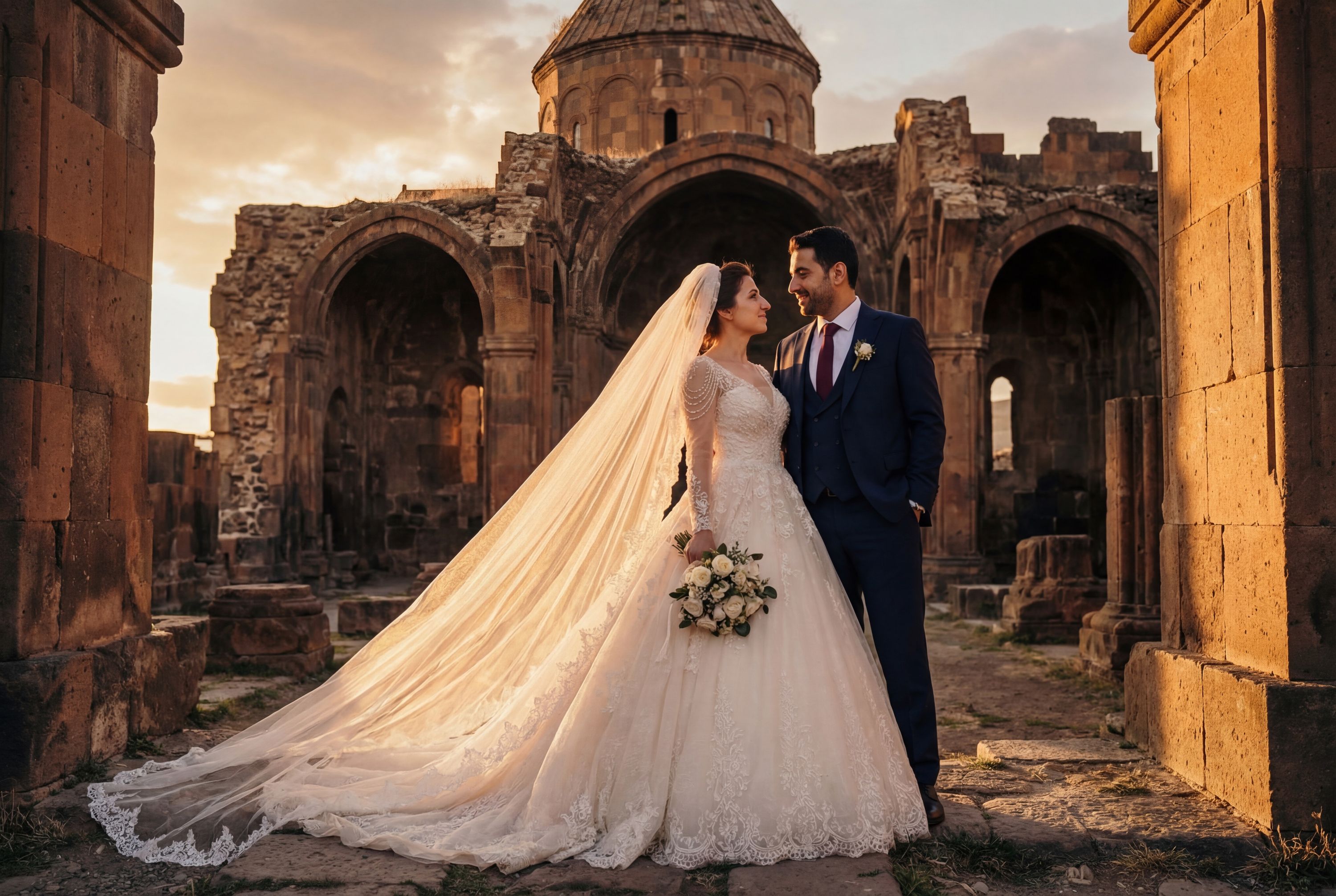Wedding photography Kars - Ani Ruins (Ani Harabeleri)