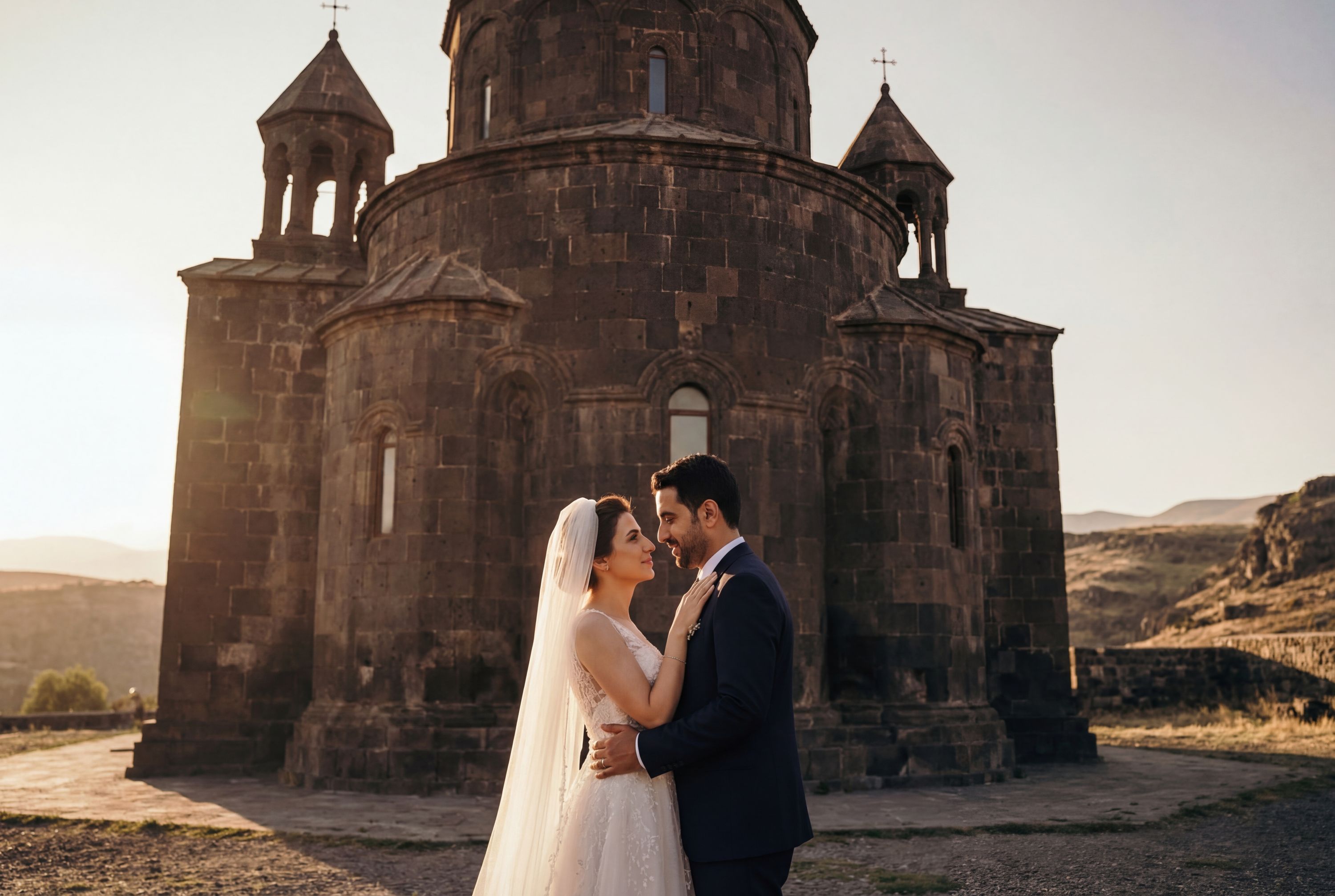 Wedding photography Kars - Church of the Holy Apostles (Havariler Kilisesi / Kümbet Camii)