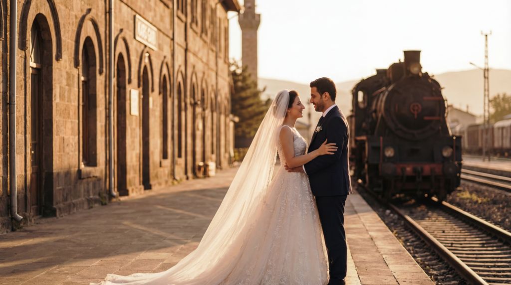 Kars Train Station (Historic Railway) wedding photography, Kars, Kars Train Station (Historic Railway) wedding photography, Kars,