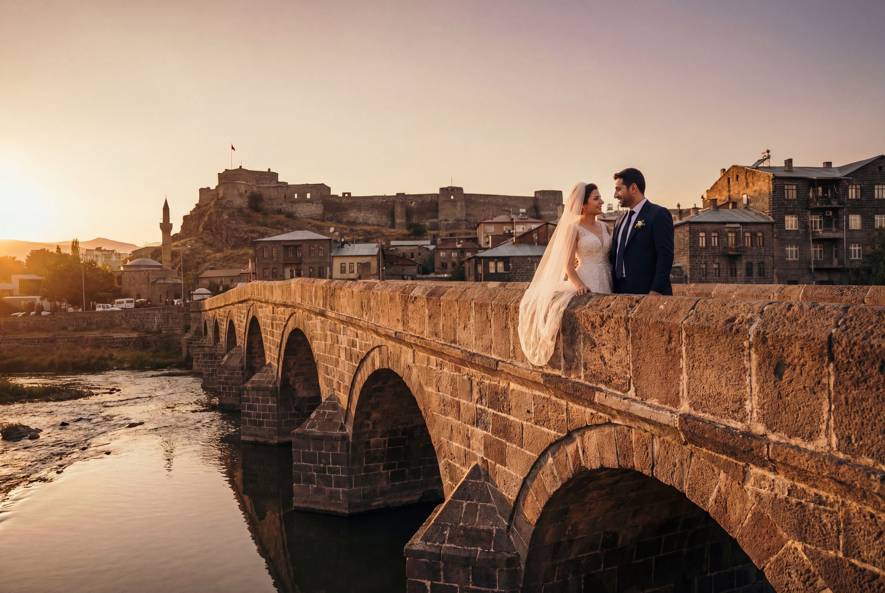 Wedding photography Kars - Stone Bridge (Taşköprü)
