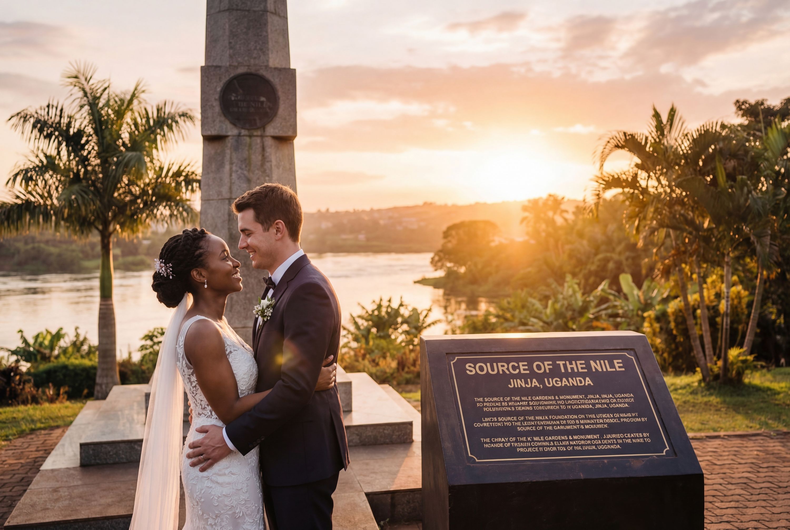 Wedding photography Jinja - Source of the Nile Gardens & Monument
