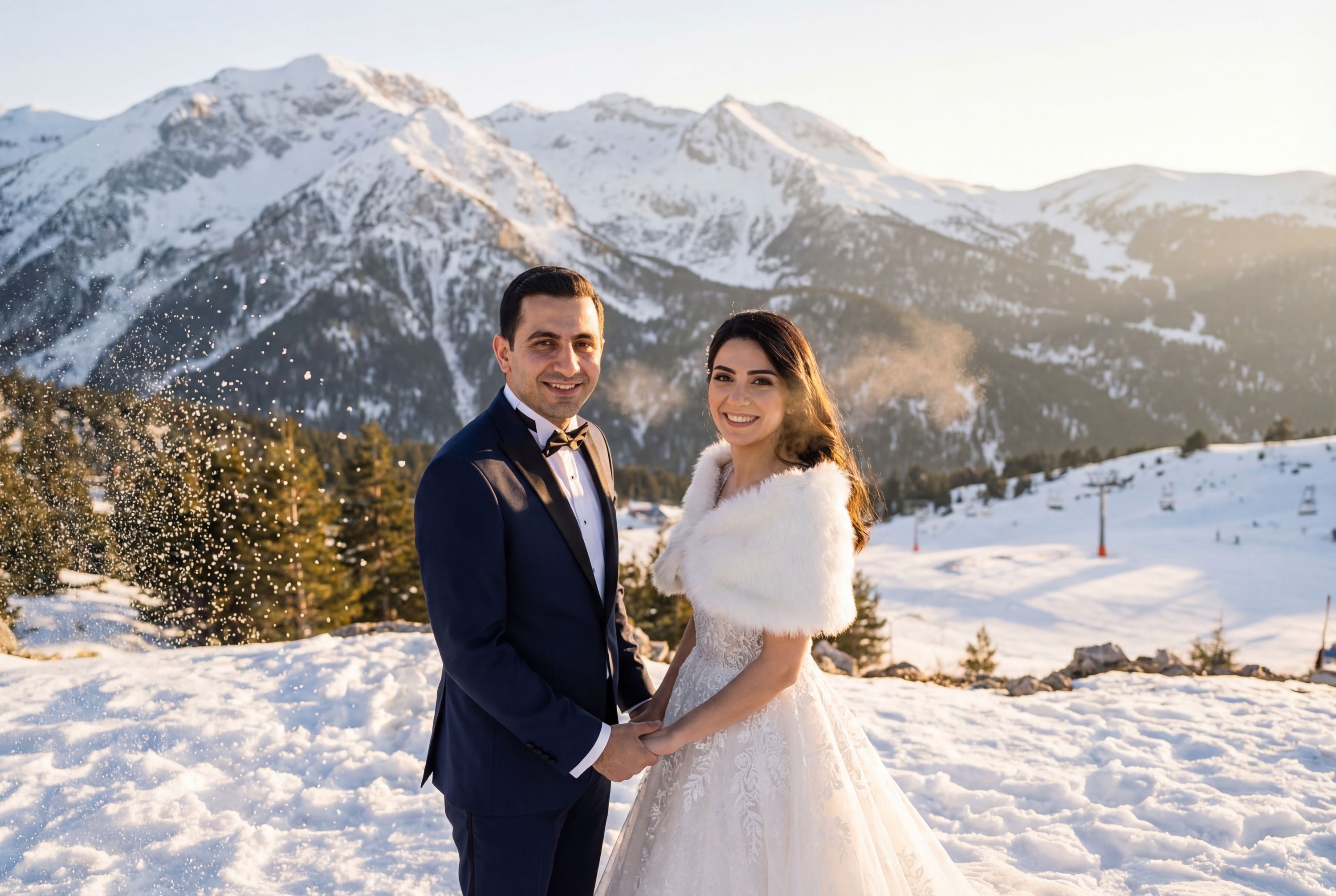 Wedding photography Isparta - Davraz Mountain (Davraz Kayak Merkezi)
