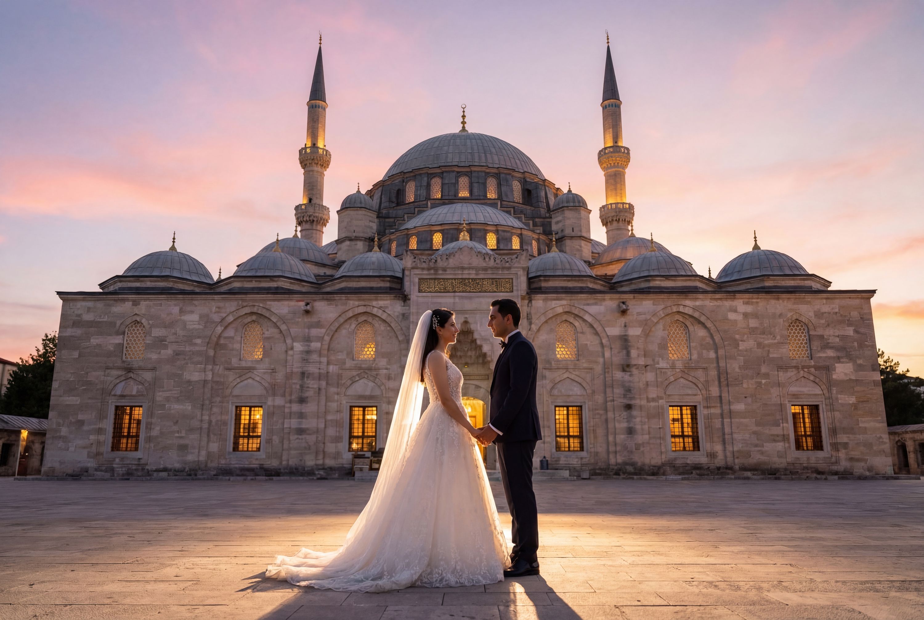Wedding photography Isparta - Mimar Sinan Mosque
