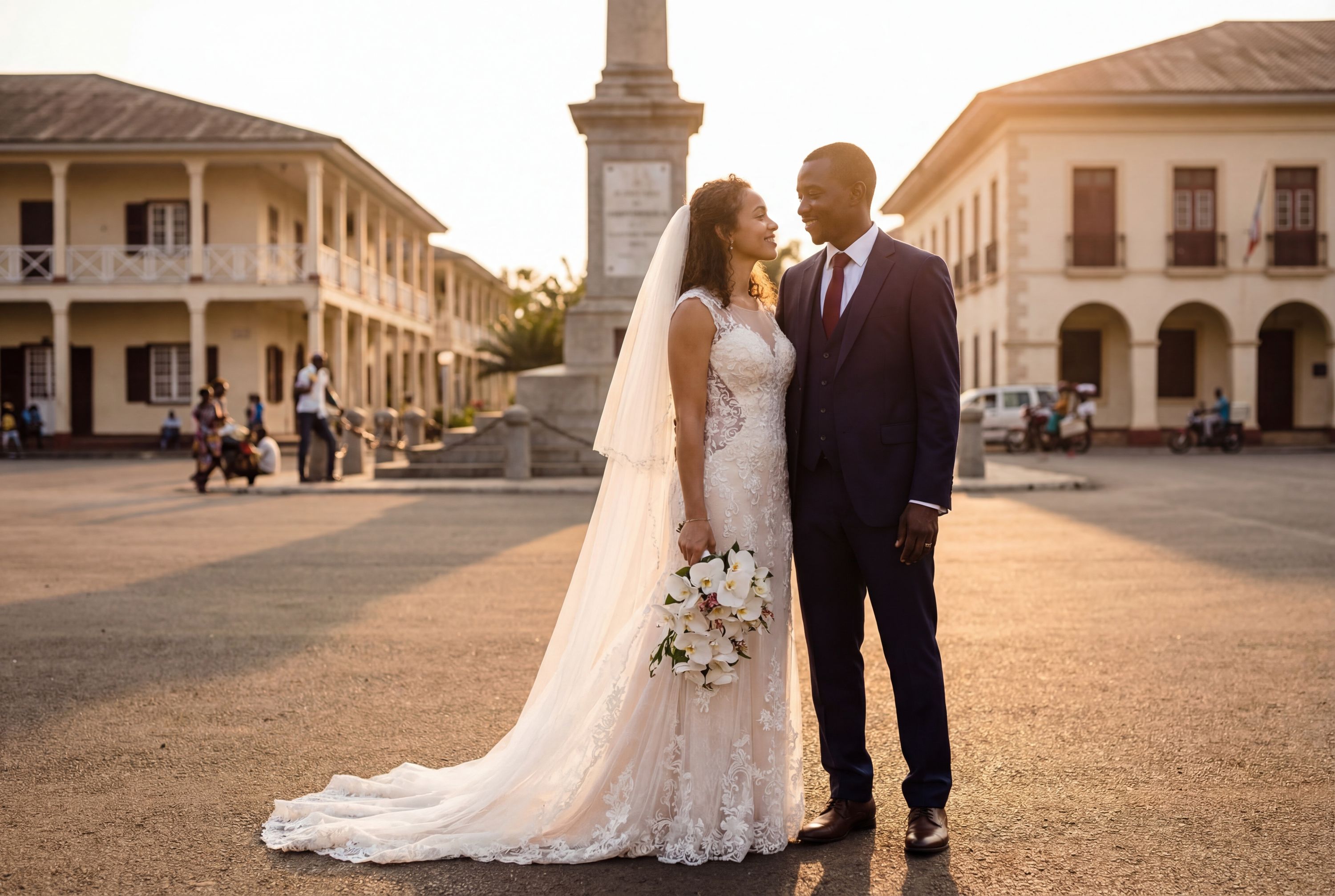 Wedding photography Malabo - Plaza de la Independencia
