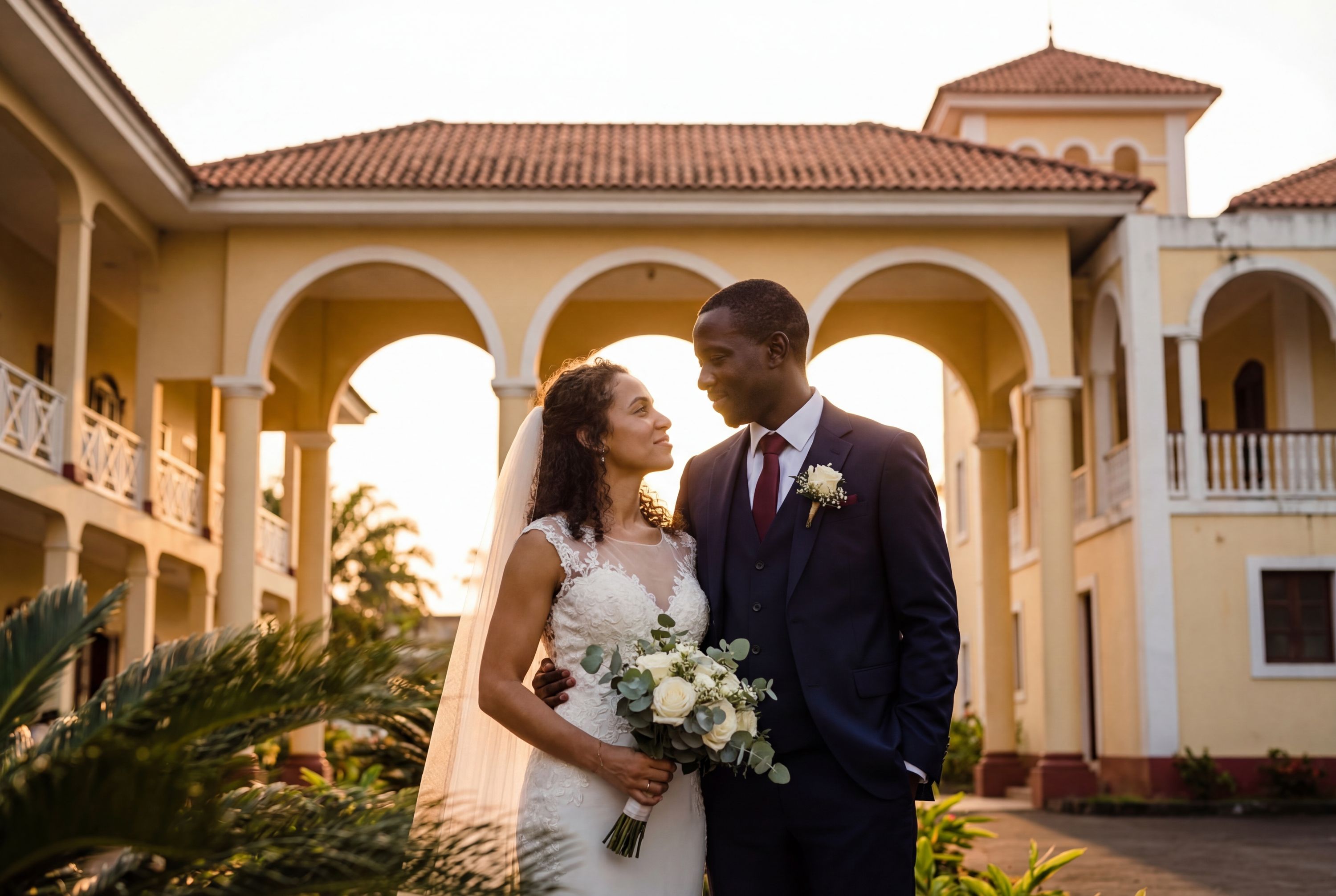 Wedding photography Malabo - Spanish Cultural Center (Centro Cultural Español de Malabo)