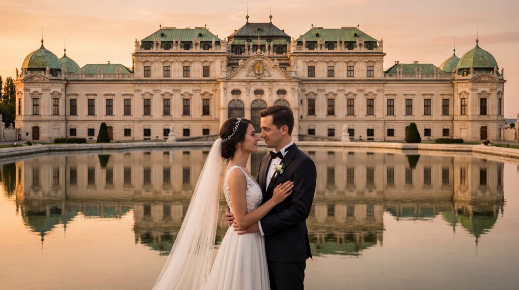 Belvedere Palace wedding photography, Vienna, Belvedere Palace wedding photography, Vienna,
