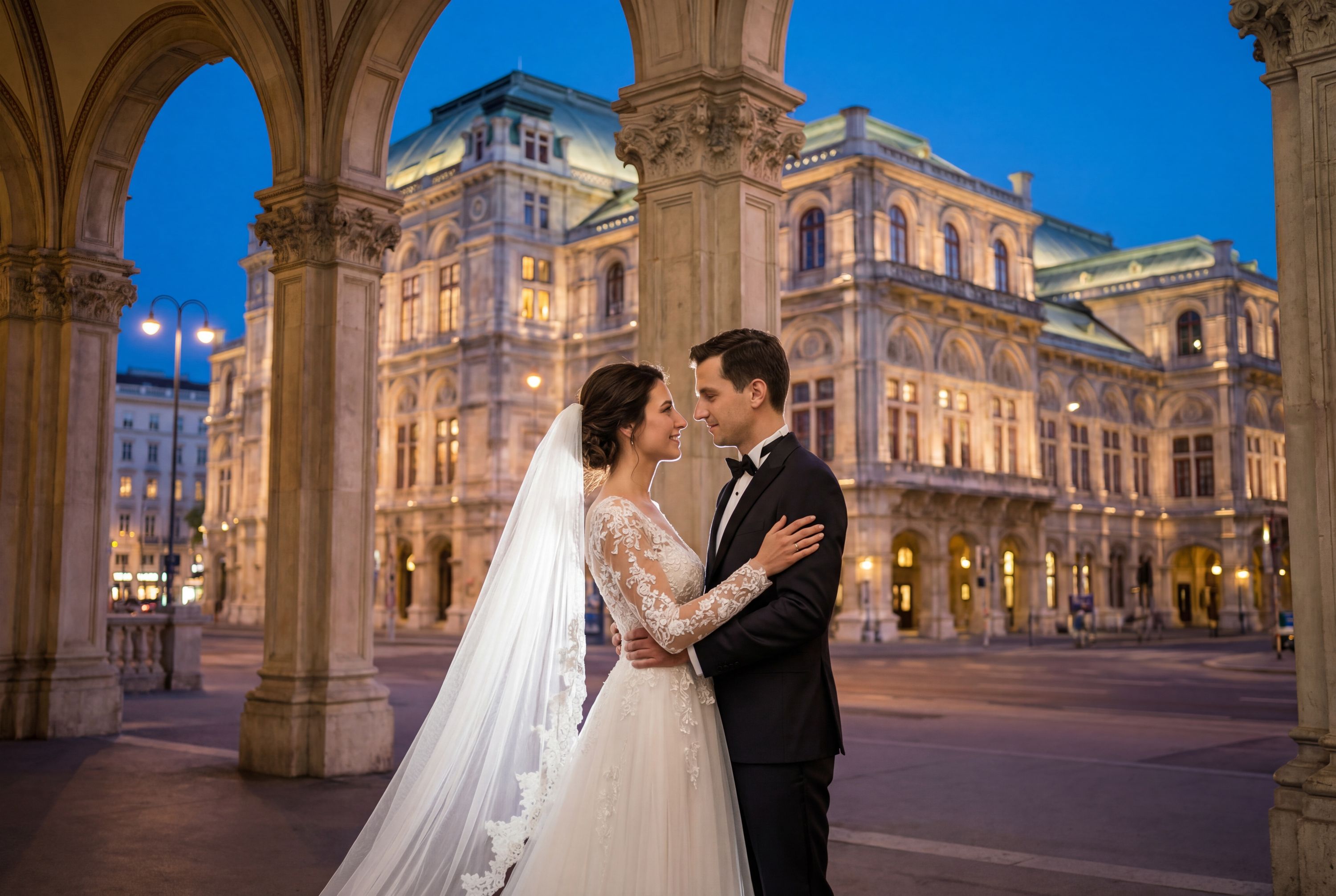 Vienna State Opera (Wiener Staatsoper) wedding photography Vienna 