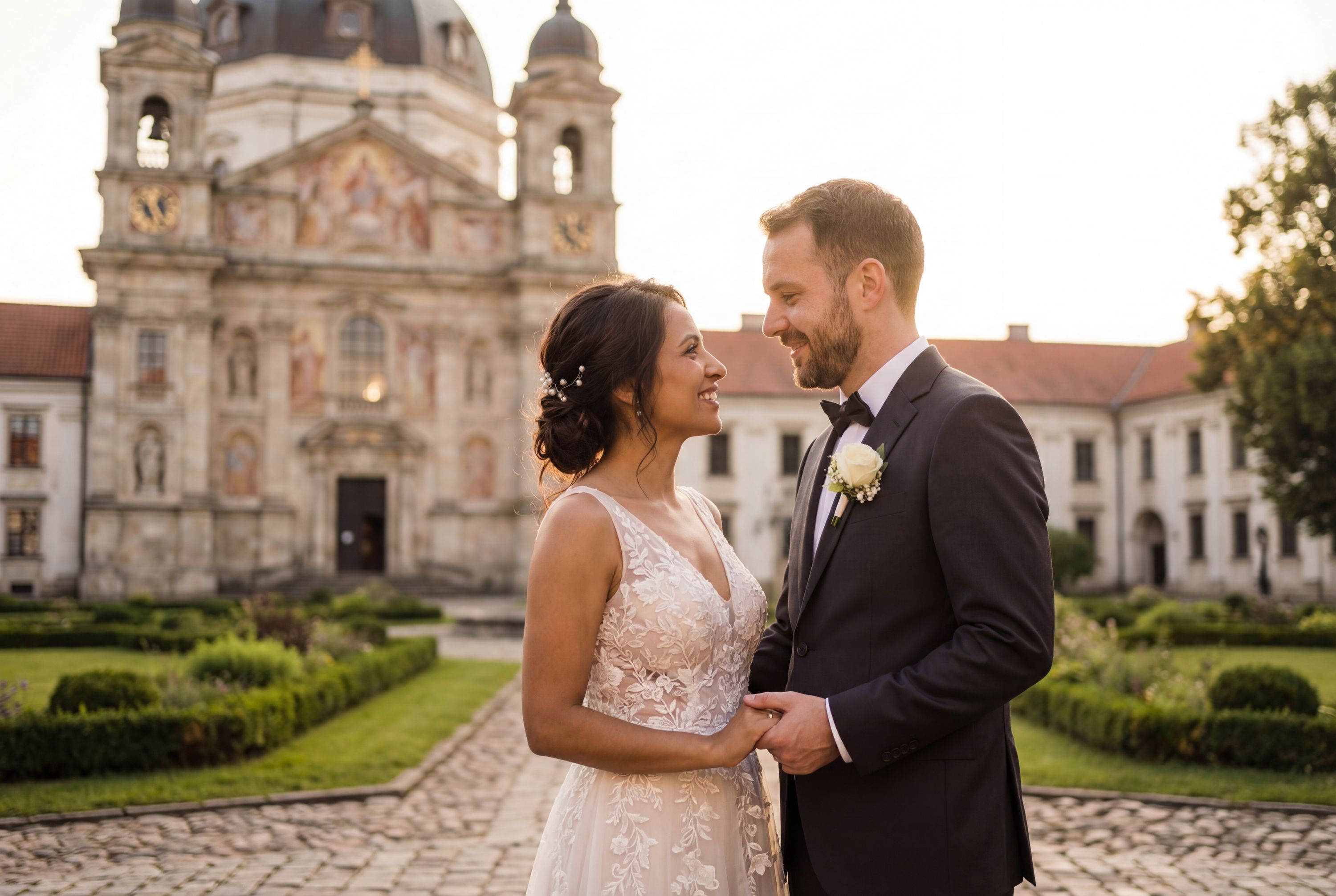 Wedding photography Kaunas - Pažaislis Monastery and Church of the Visitation