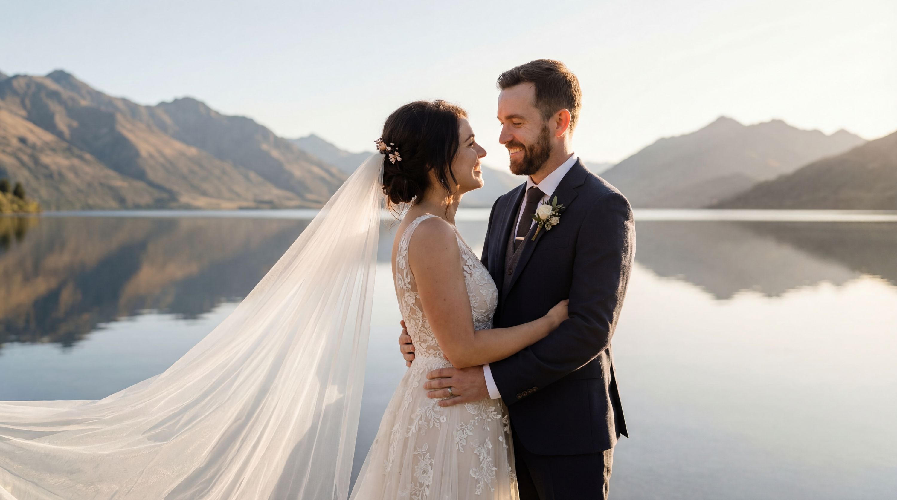 Wedding photography Queenstown - Moke Lake