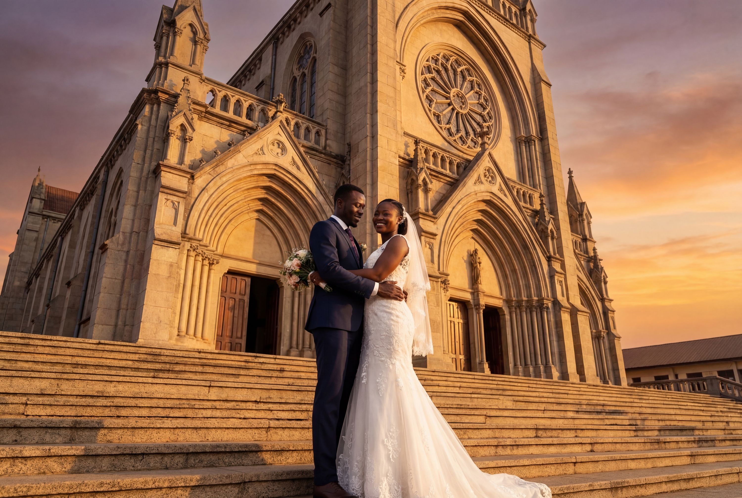 Wedding photography Kumasi - St. Peter's Minor Basilica