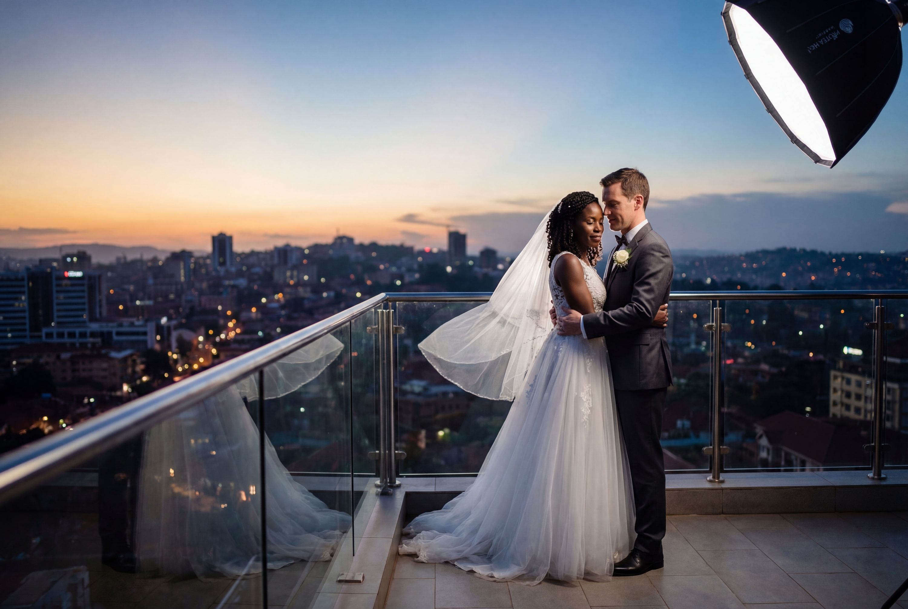 Wedding photography Kampala - Protea Hotel by Marriott Kampala Skyz (Rooftop)