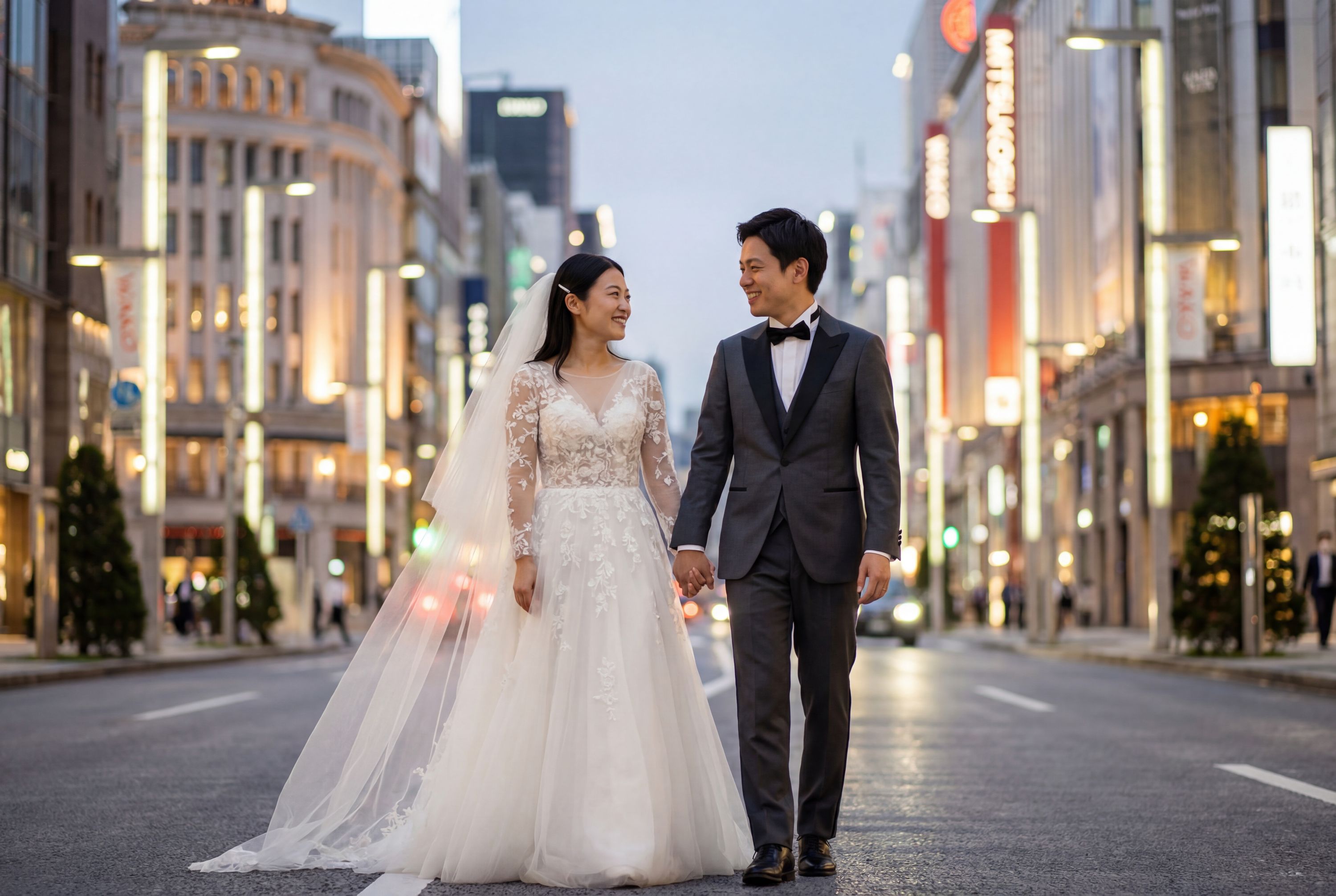 Ginza (Chuo-dori) wedding photography Tokyo 