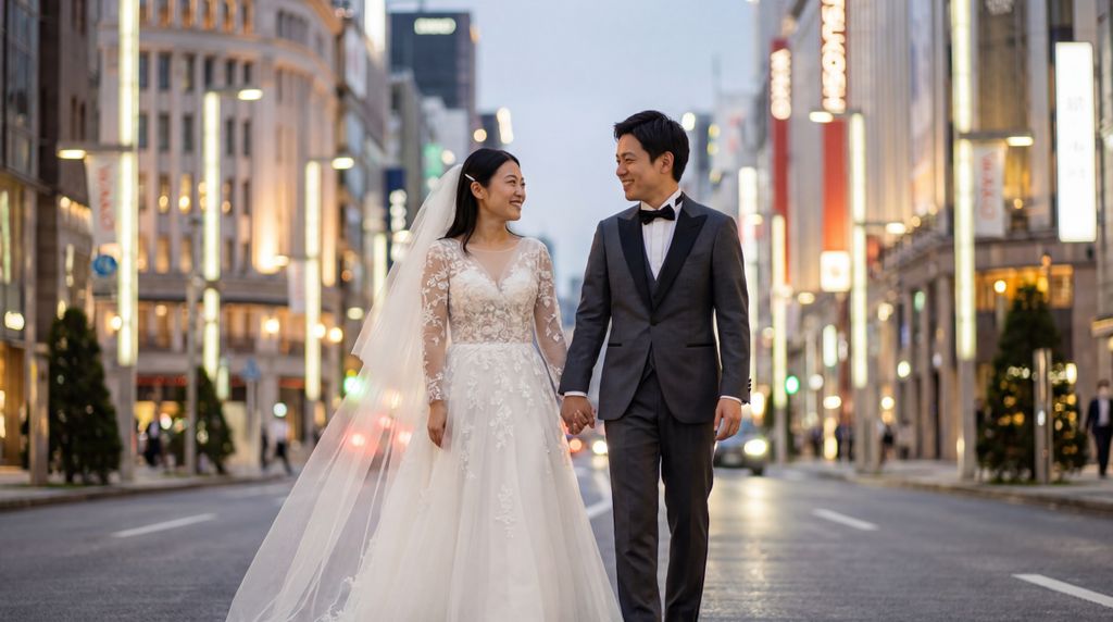 Ginza (Chuo-dori) wedding photography, Tokyo, Ginza (Chuo-dori) wedding photography, Tokyo,