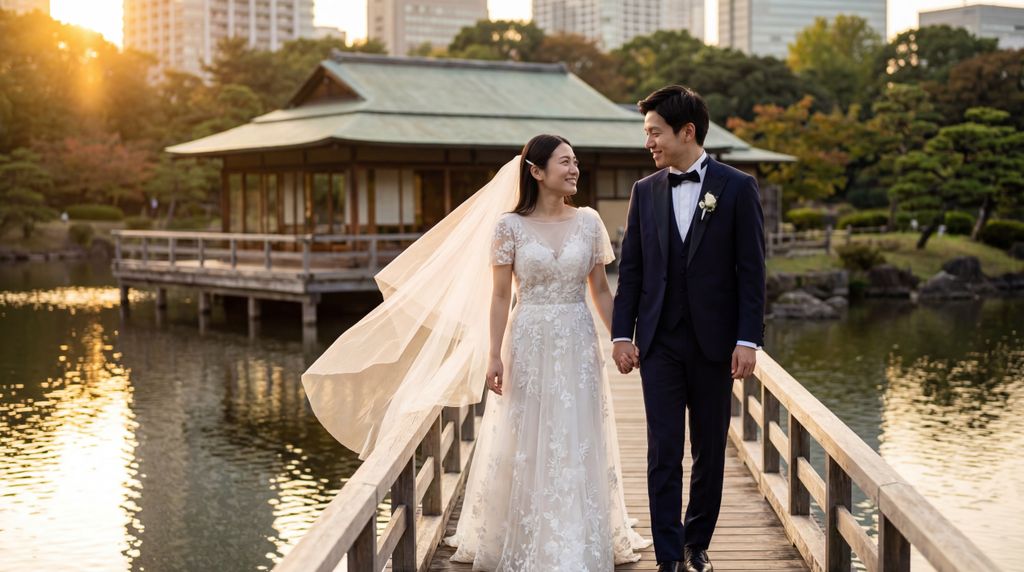 Hama-rikyu Gardens wedding photography, Tokyo, Hama-rikyu Gardens wedding photography, Tokyo,