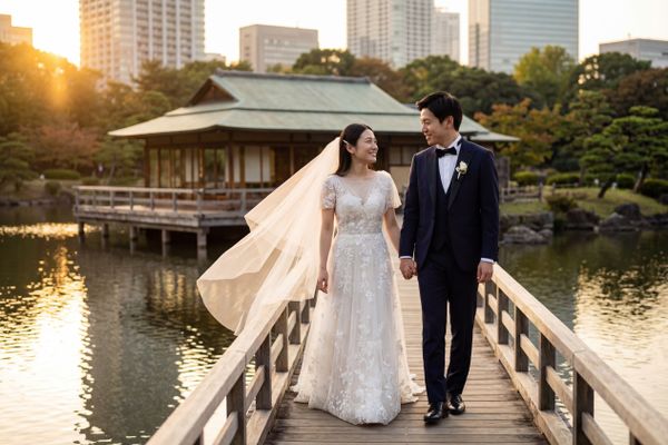 Hama-rikyu Gardens wedding photography Hama-rikyu Gardens wedding photography Tokyo