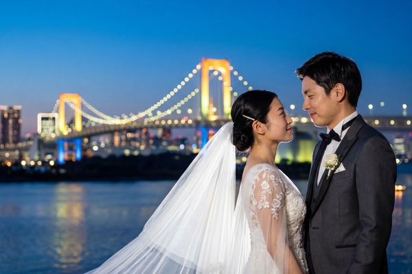 Odaiba Seaside Park / Rainbow Bridge wedding photography Odaiba Seaside Park / Rainbow Bridge wedding photography Tokyo