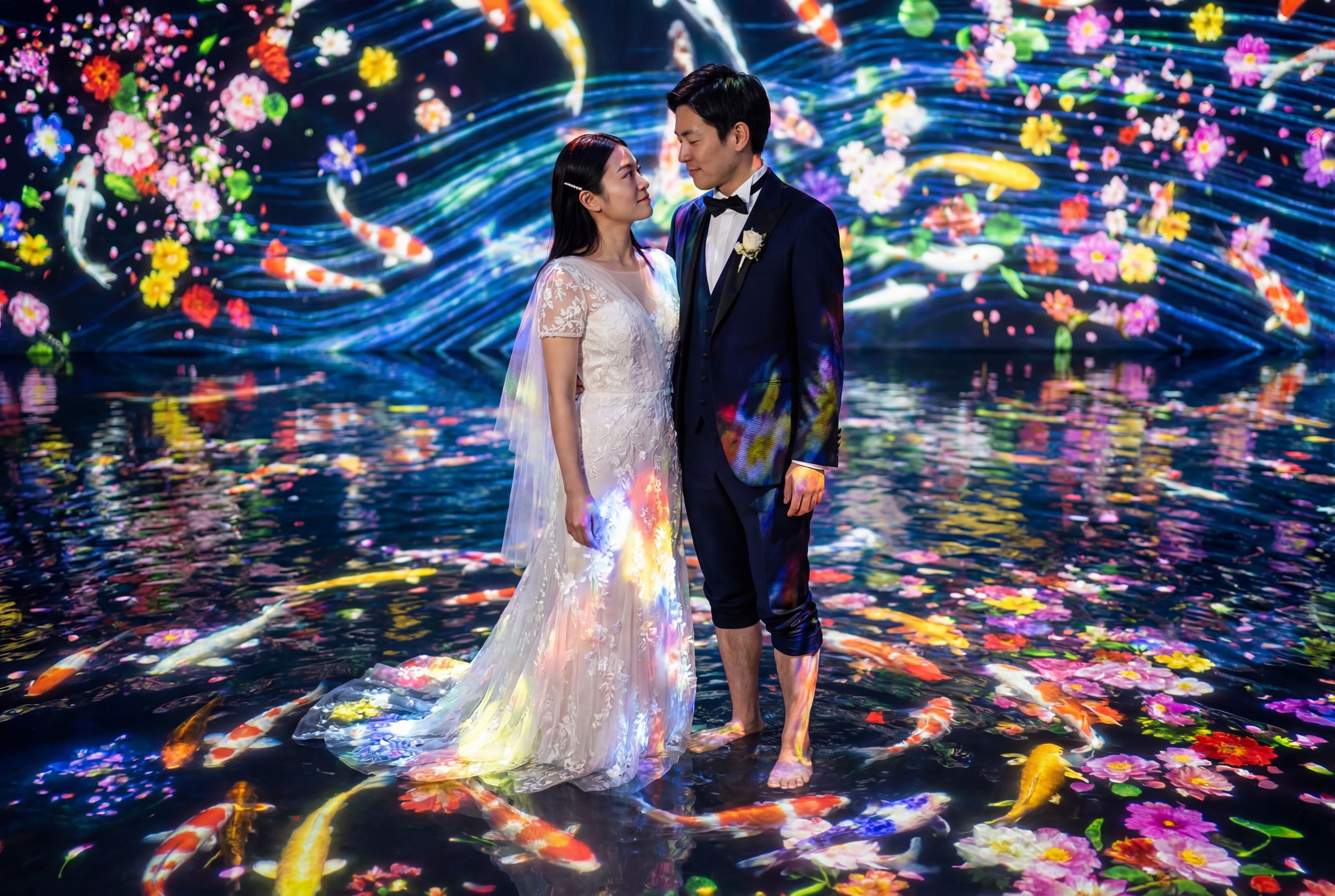TeamLab Planets TOKYO wedding photography Tokyo 