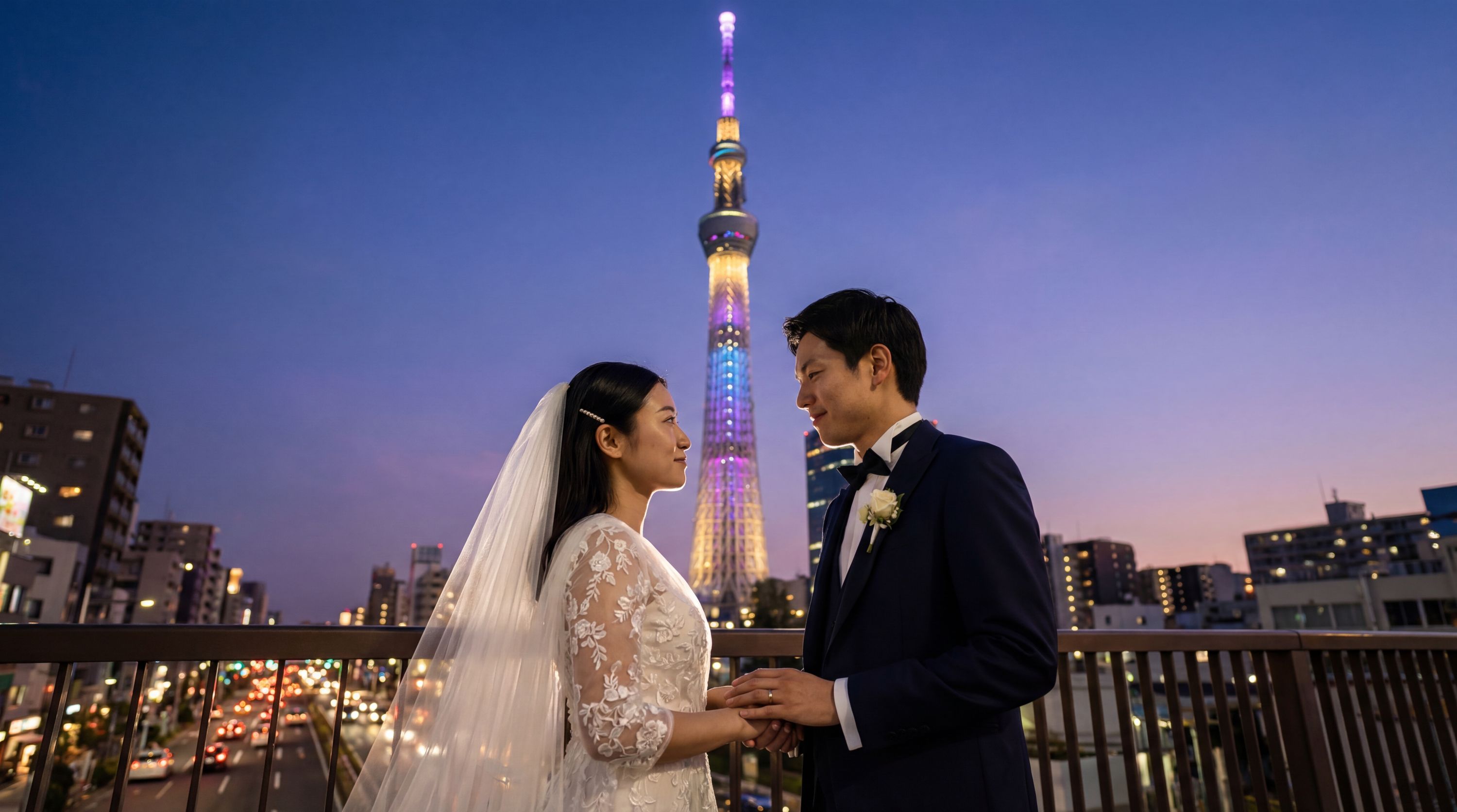 Tokyo Skytree wedding photography Tokyo 
