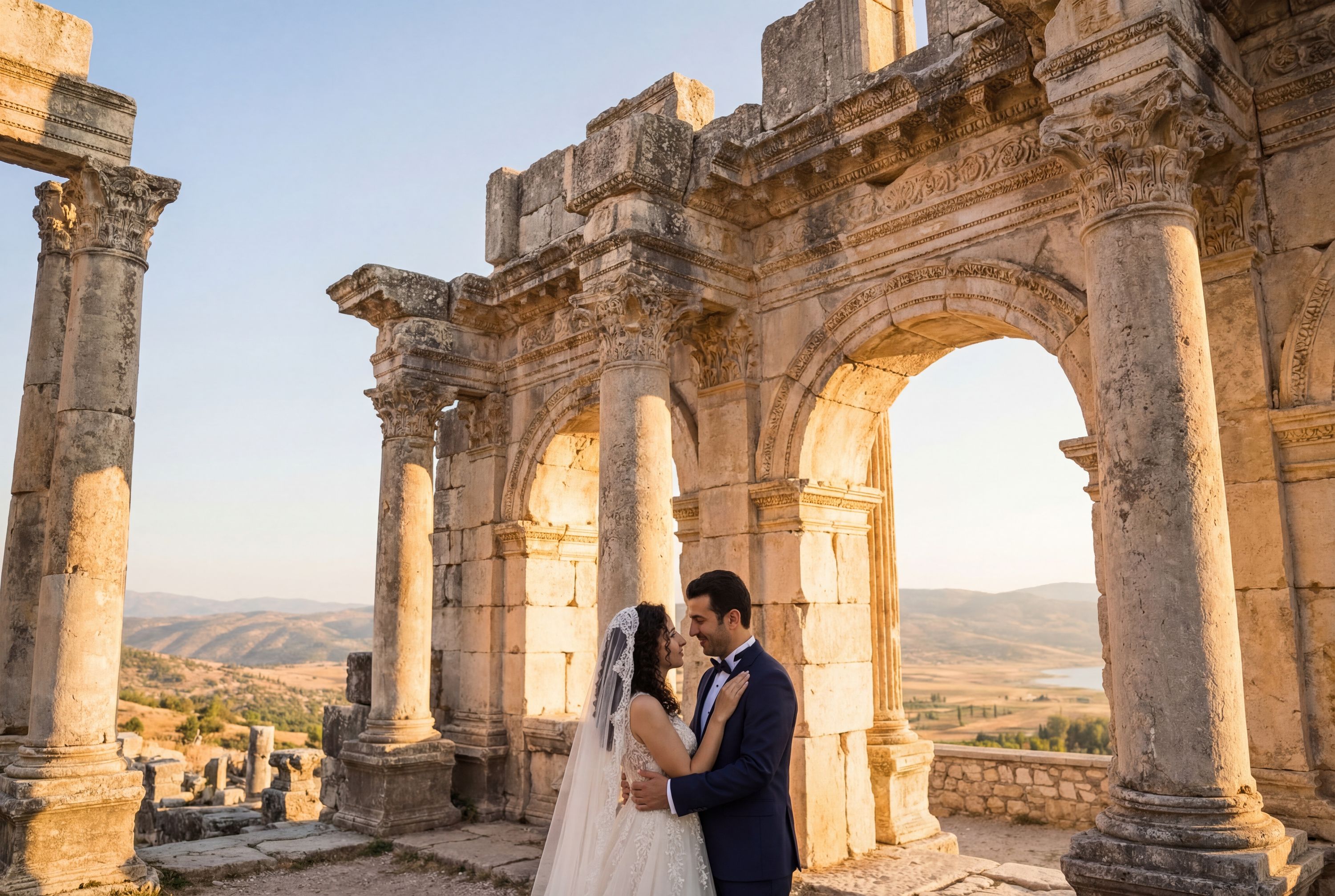 Kremna Ancient City wedding photography Burdur 