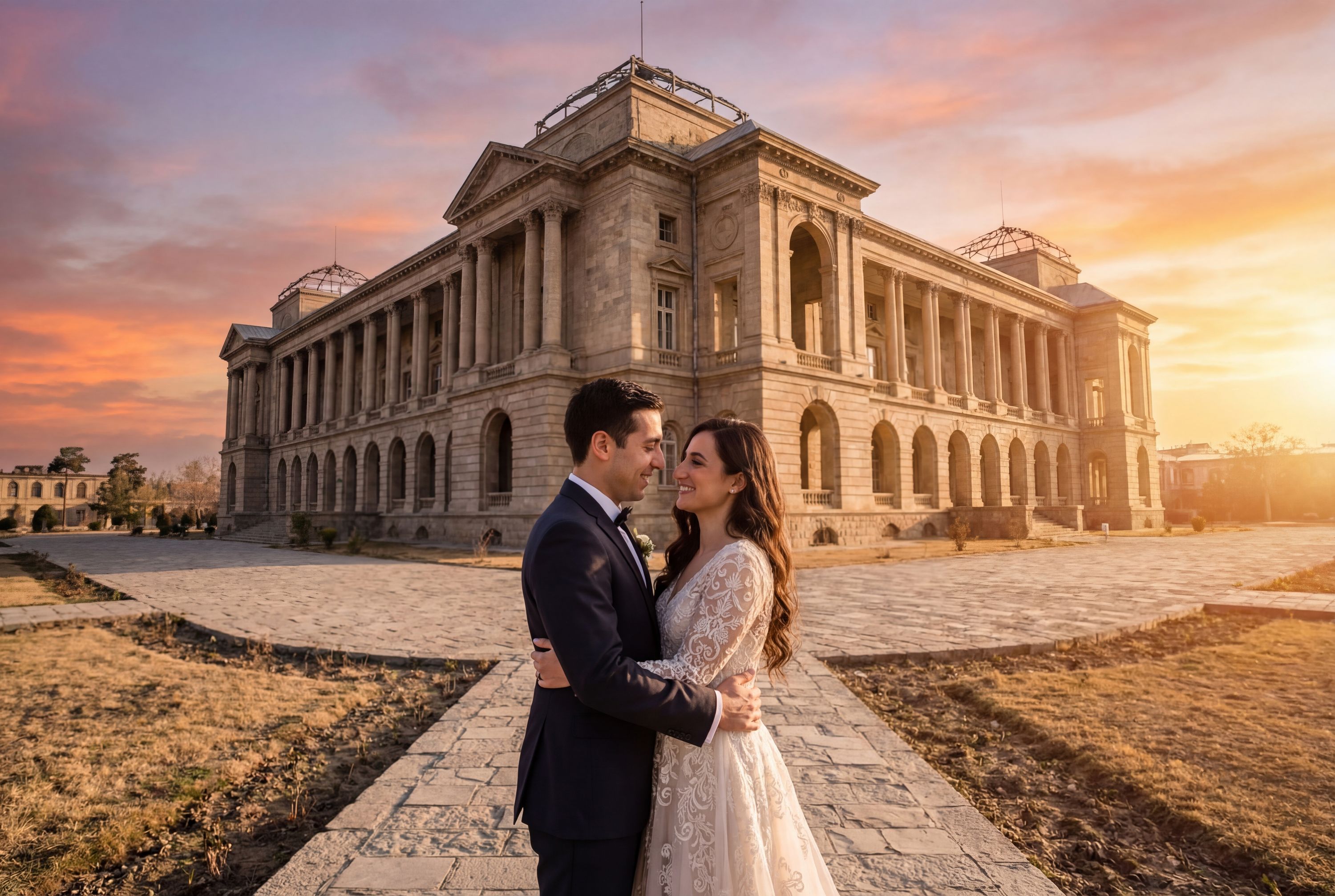 Wedding photography Kabul - Darul Aman Palace