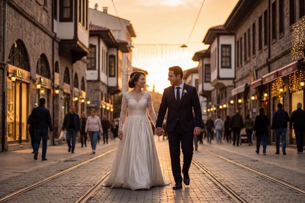 Doktorlar Caddesi (Pedestrian Street) wedding photography Doktorlar Caddesi (Pedestrian Street) wedding photography Eskişehir