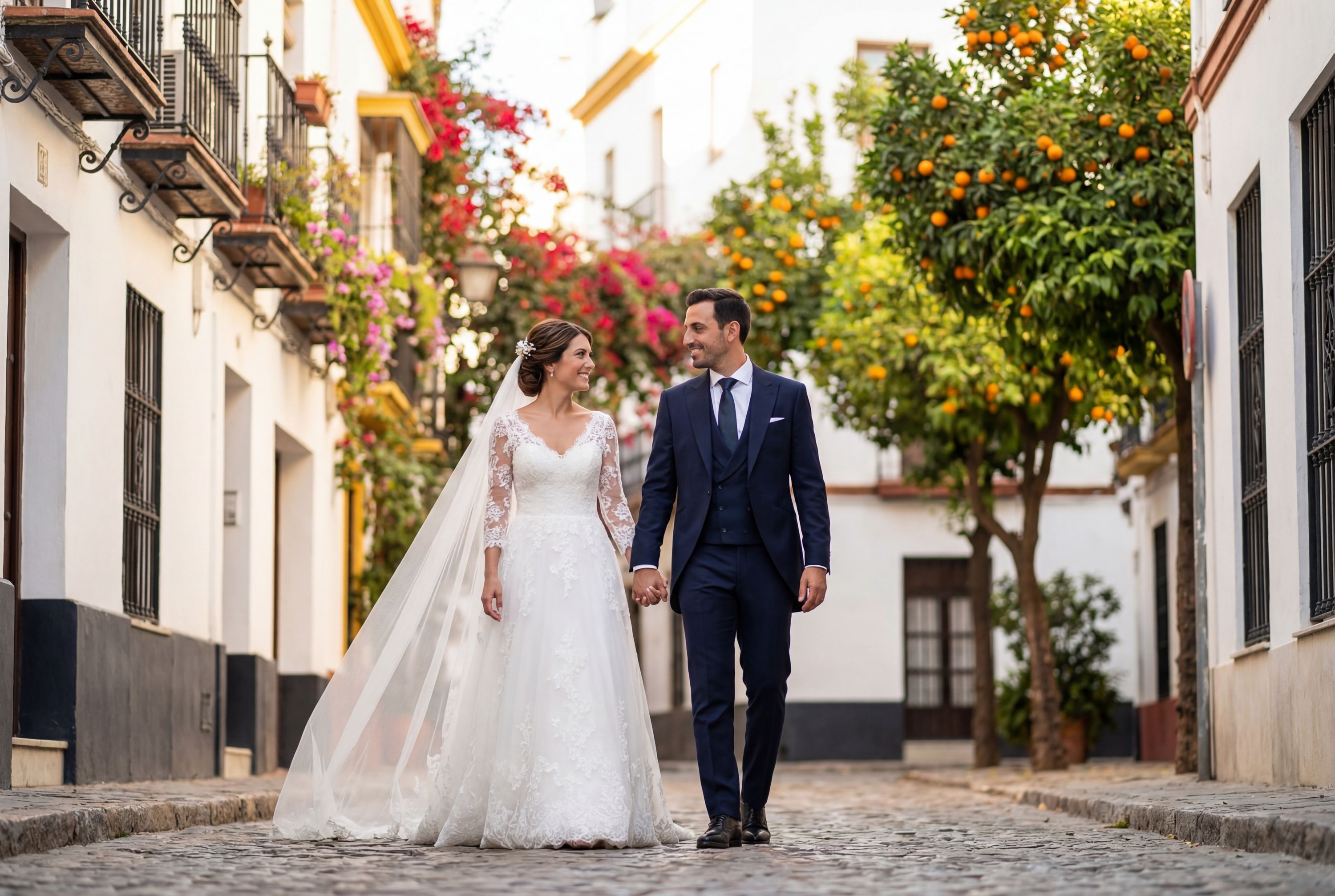 Barrio Santa Cruz wedding photography Seville 