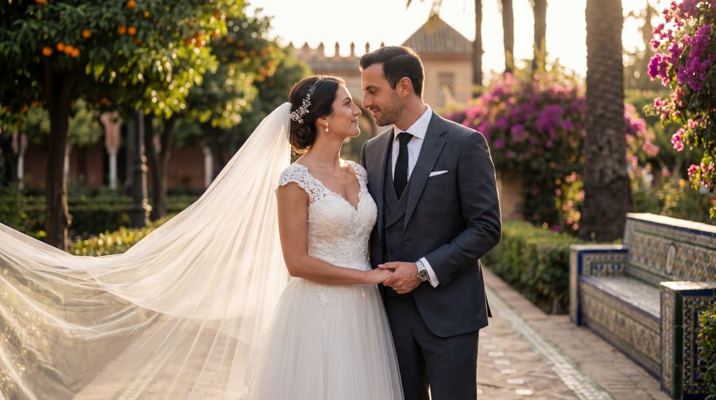 Jardines de Murillo wedding photography, Seville, Jardines de Murillo wedding photography, Seville,