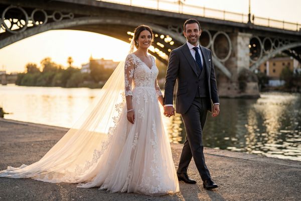 Puente de Isabel II (Triana Bridge) wedding photography Puente de Isabel II (Triana Bridge) wedding photography Seville