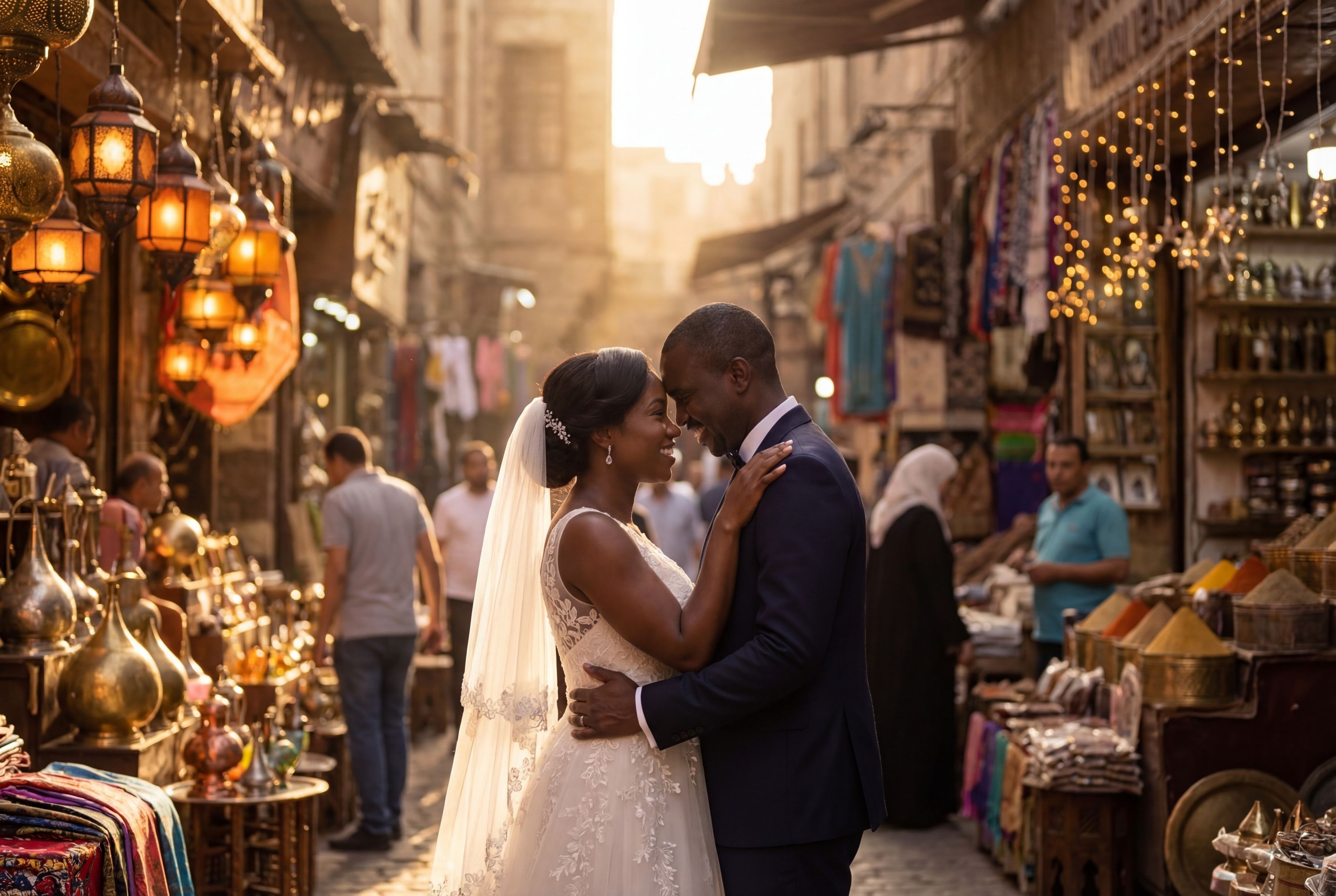 Khan el-Khalili Bazaar wedding photography Cairo 