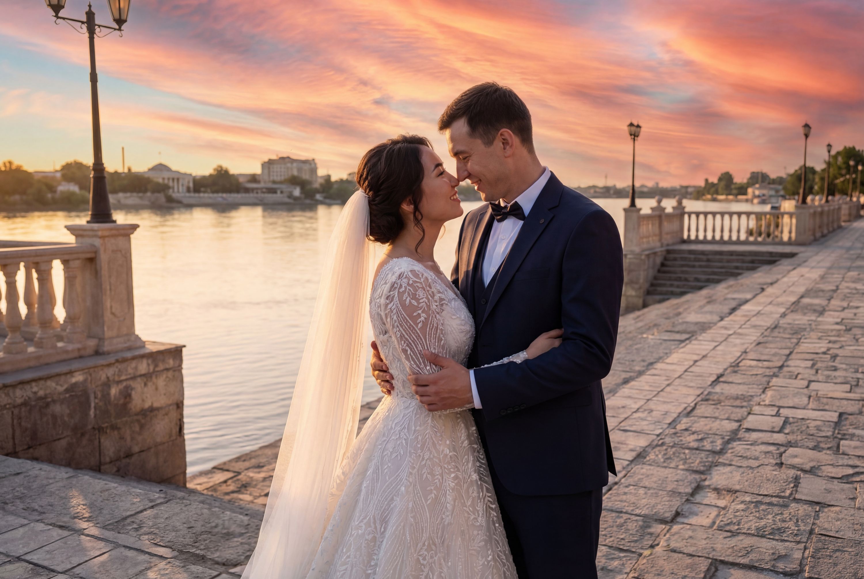 Wedding photography Khujand - Syr Darya River Embankment