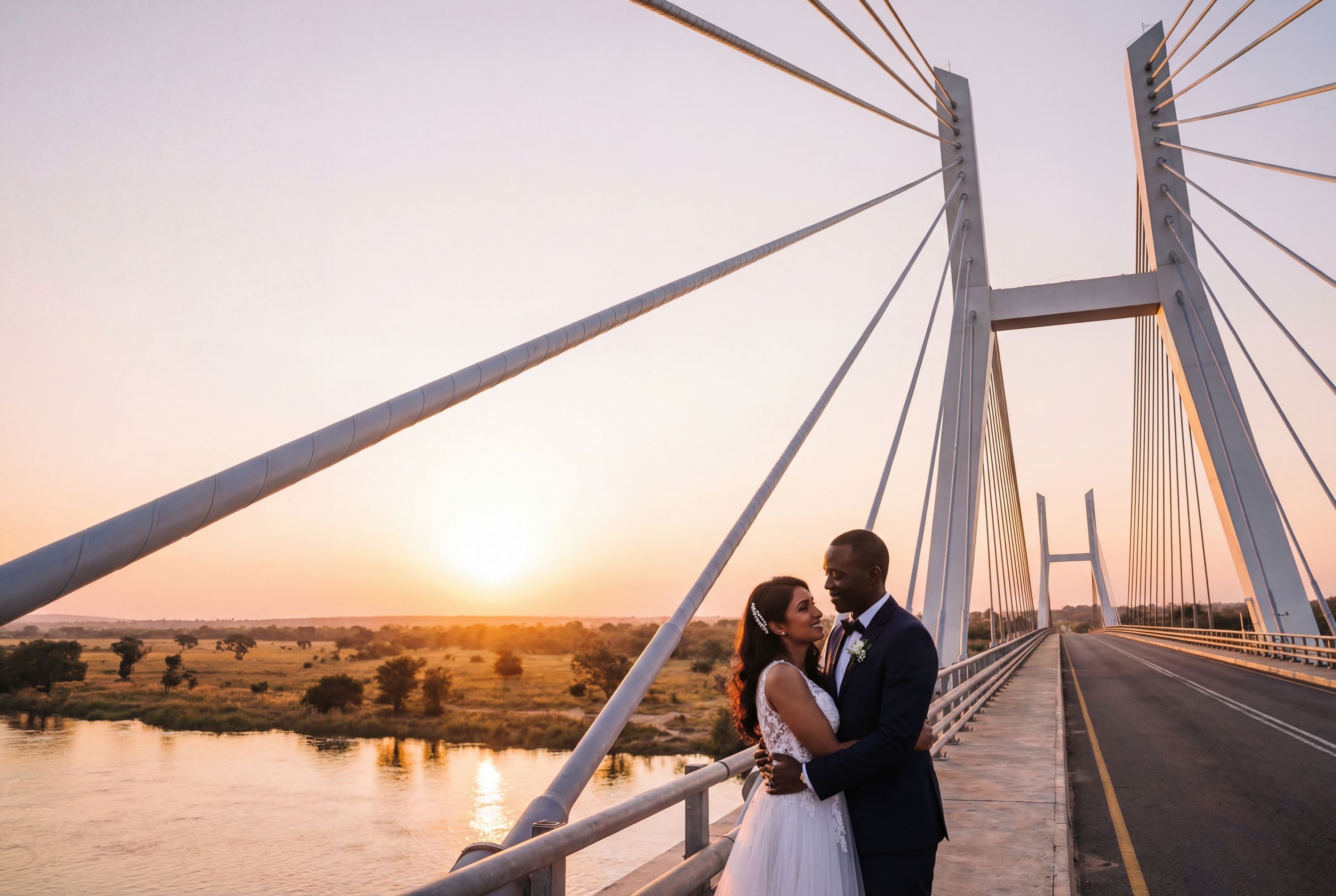 Wedding photography Kasane - Kazungula Bridge