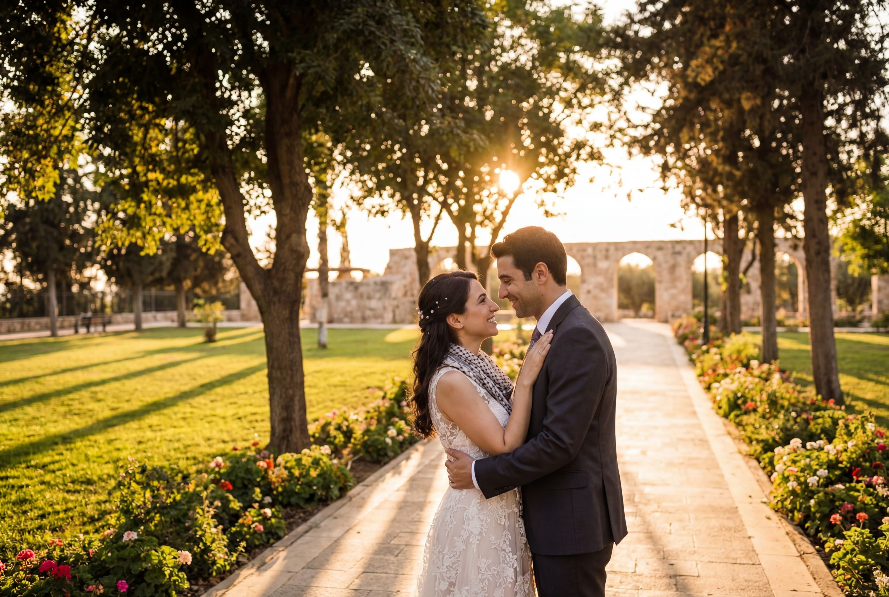 Wedding photography Irbid - King Abdullah II Park