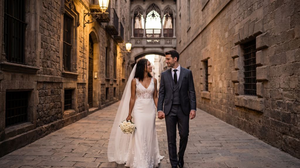 Gothic Quarter (Barri Gòtic) wedding photography, Barcelona, Gothic Quarter (Barri Gòtic) wedding photography, Barcelona,
