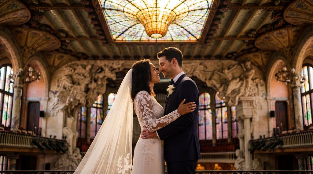 Palau de la Música Catalana wedding photography, Barcelona, Palau de la Música Catalana wedding photography, Barcelona,