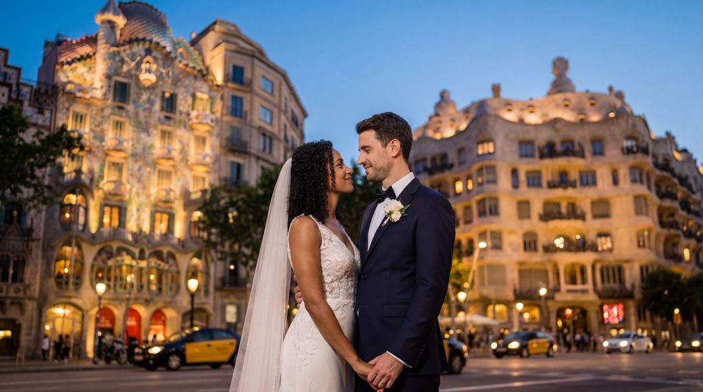 Passeig de Gràcia (Casa Batlló & Casa Milà) wedding photography, Barcelona, Passeig de Gràcia (Casa Batlló & Casa Milà) wedding photography, Barcelona,
