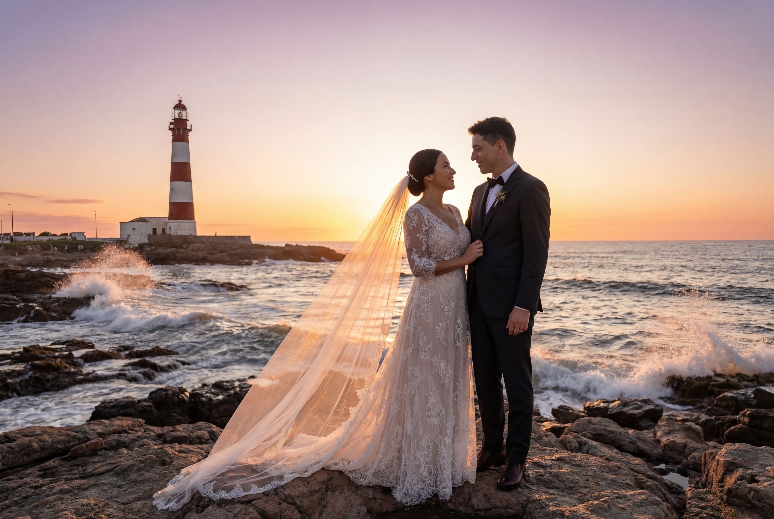 Wedding photography Mar del Plata - Faro de Mar del Plata (Lighthouse)