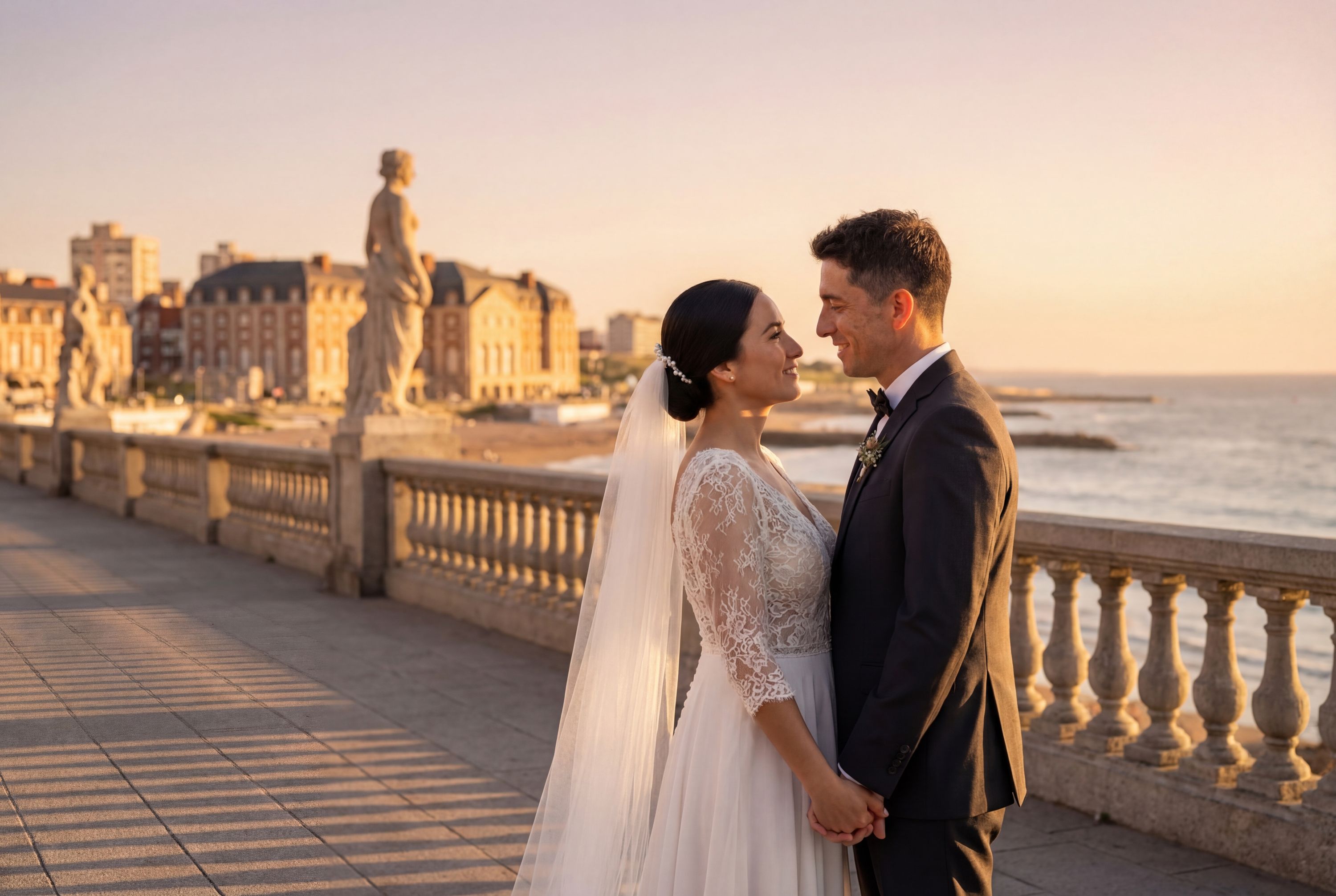 Wedding photography Mar del Plata - Plaza Colón
