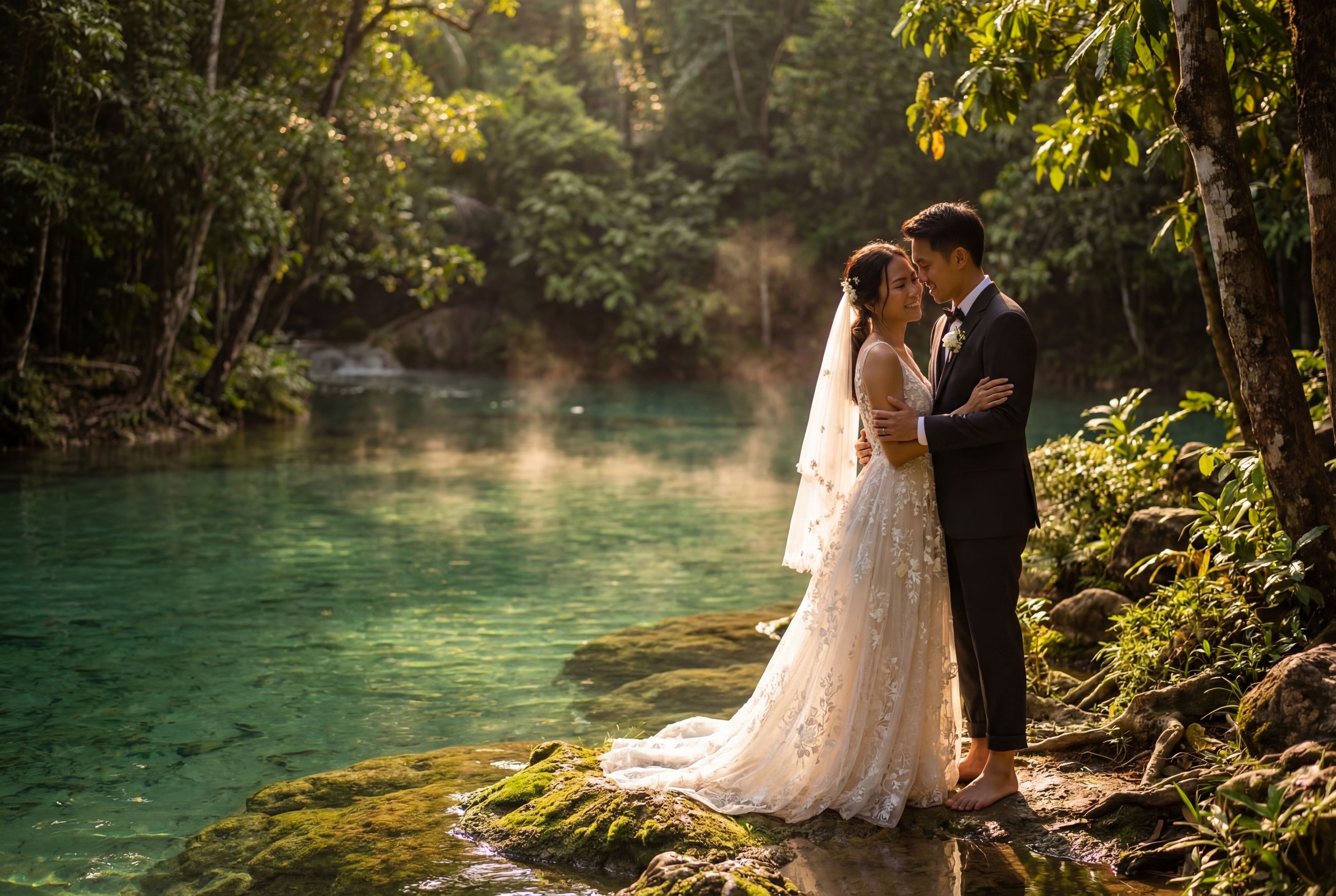Wedding photography Krabi - Emerald Pool (Sa Morakot)