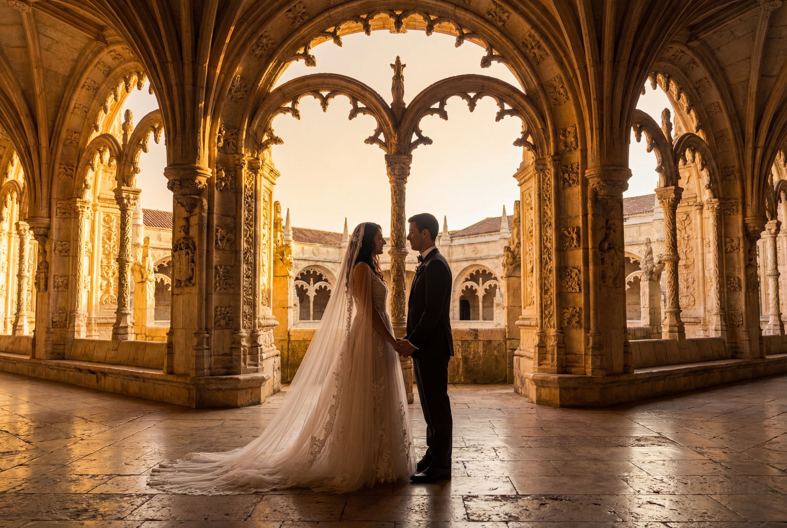 Mosteiro dos Jerónimos wedding photography Lisbon 