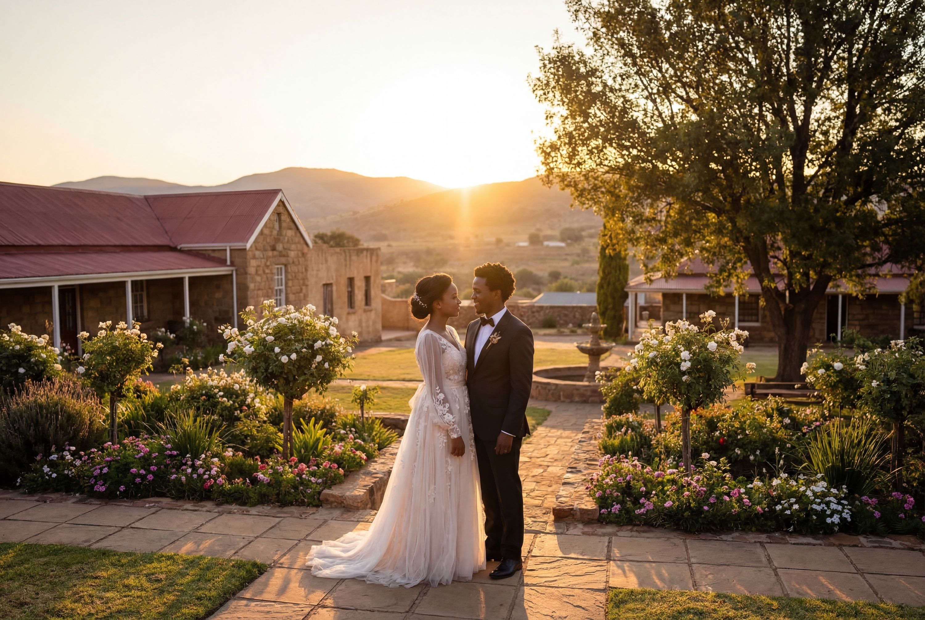 Wedding photography Maseru - Lancers Inn Hotel Courtyard & Gardens