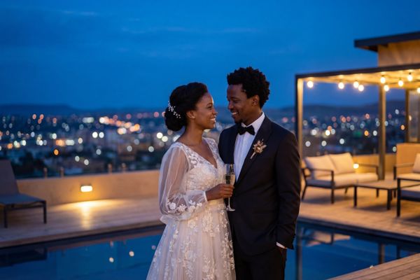 Wedding photography Maseru - Mpilo Boutique Hotel Rooftop & Pool Area