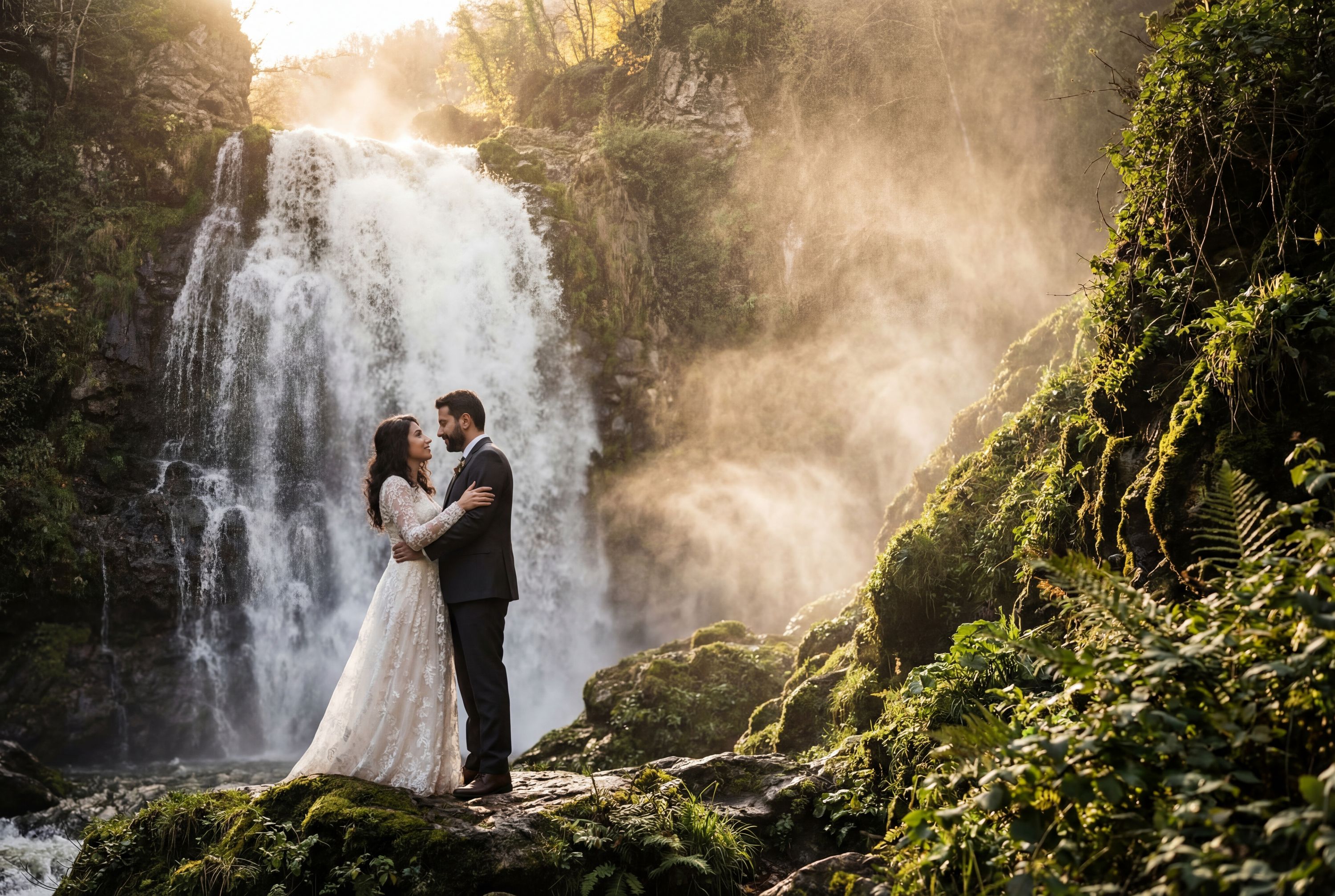 Ulukaya Waterfall wedding photography Bartın 